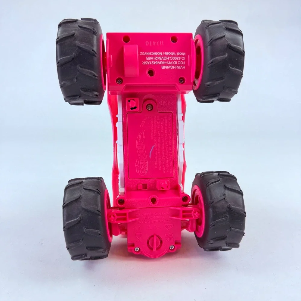 Hot Wheels RC Monster‎ Truck Barbie Pink 1:24 Scale HGV84R Remote Control Toy